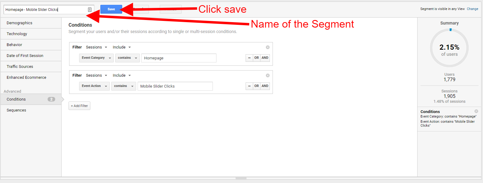 Utilizing Google Analytic's Custom Segments to Drive Conversions - McGaw